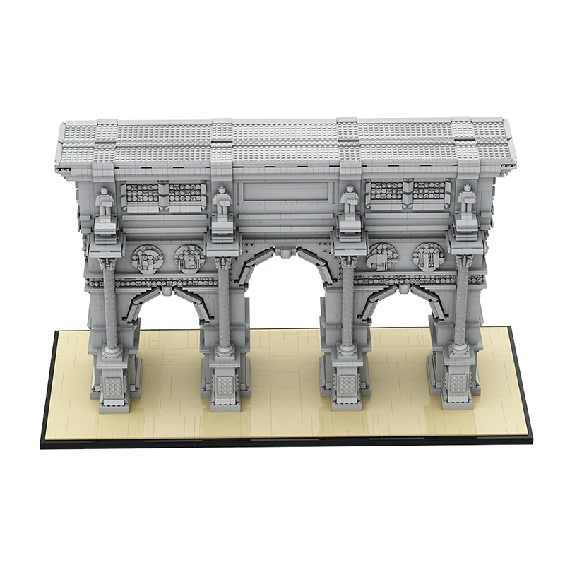 GOBRICKS MOC A0897 Arc de Triomphe - YWOBB