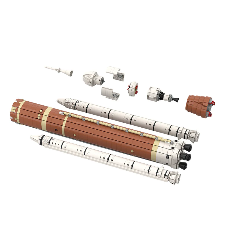 GOBRICKS MOC 92265 NASA SLS - Space Launch System family (1:110 scale) - YWOBB