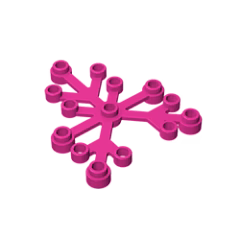 GOBRICKS GDS-1437 Plant Leaves 6 x 5 - YWOBB