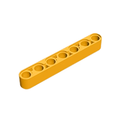 GOBRICKS GDS-665 Liftarm Thick 1 x 7 - YWOBB