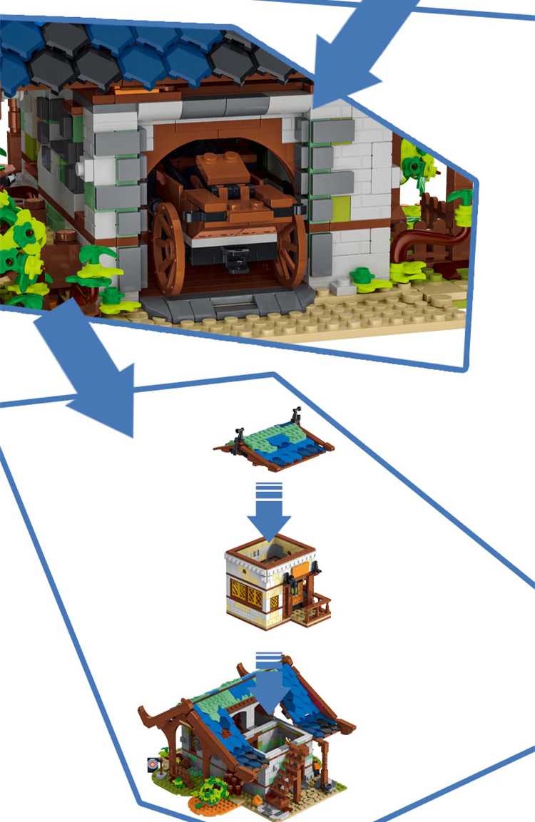 URGE 50102 Medievaltown Barn - YWOBB