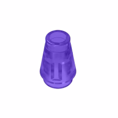 GOBRICKS GDS-606 Cone 1 x 1 without Top Groove - YWOBB