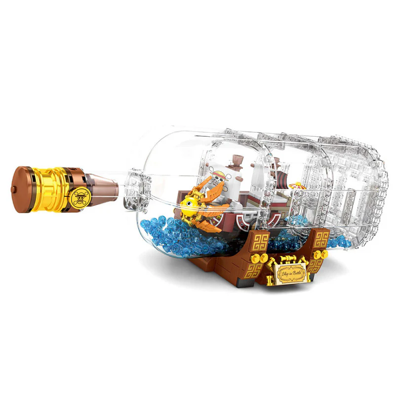 SY 6294 One Piece the Ship Boat in the bottle - YWOBB