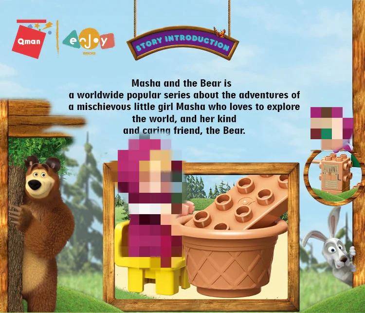 Qman 5208 Masha Laundry Day - YWOBB