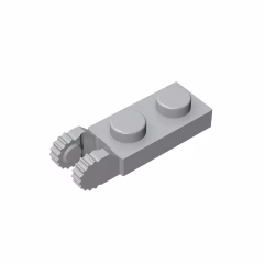 GOBRICKS GDS-821 Hinge Plate 1 x 2 Locking with 2 Fingers on End - YWOBB
