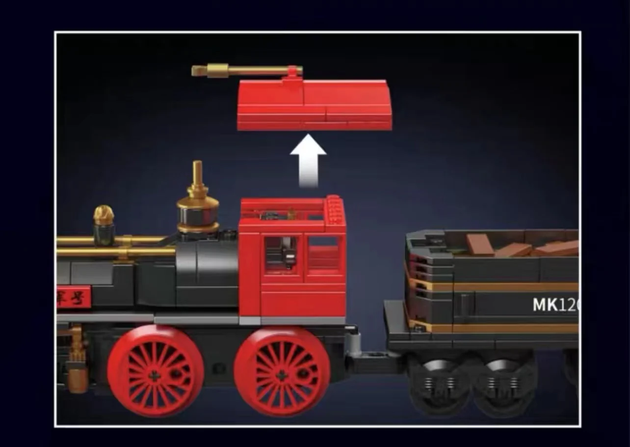 Mould King 12030 World Railroad Series: General - YWOBB