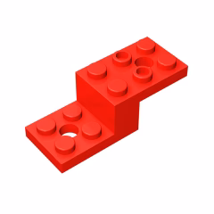 GOBRICKS GDS-713 Bracket 5 x 2 x 1 1/3 with 2 Holes - YWOBB