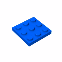 GOBRICKS GDS-518 Plate 3 x 3 - YWOBB