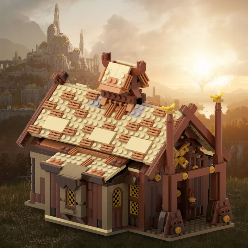 GOBRICKS MOC 186205 Meduseld from Lord of The Rings - YWOBB