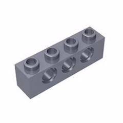 GOBRICKS GDS-625  Brick 1 x 4 with Holes - YWOBB