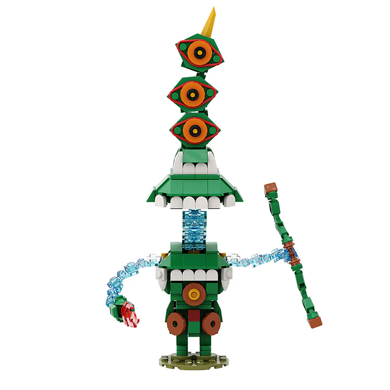 GOBRICKS MOC A1024Y02 Golem Guard-Lancer - YWOBB