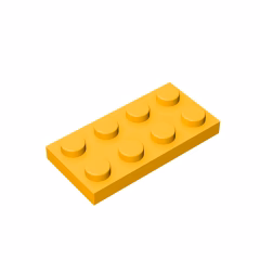 GOBRICKS GDS-511 Plate 2 x 4 - YWOBB