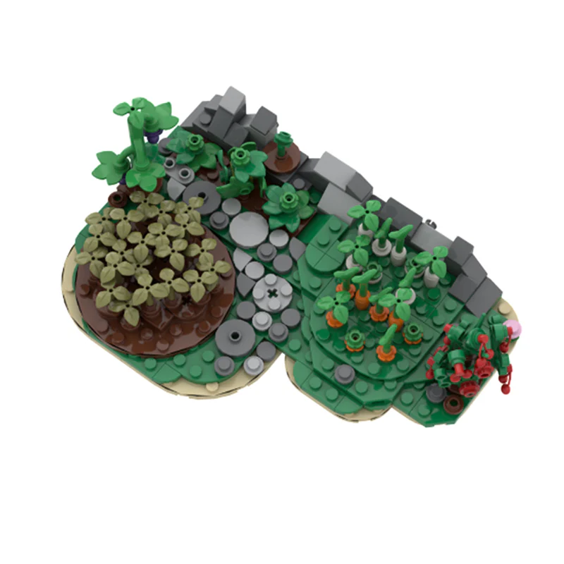 GOBRICKS MOC 155056 Expansion: rickyard & farmland - YWOBB