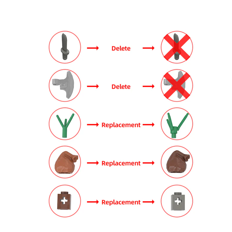 GOBRICKS MOC 134583 Guard Balloon at the Dwarven Lookout - YWOBB