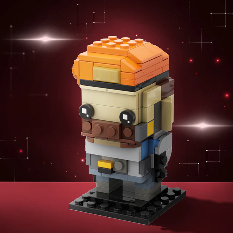 GOBRICKS MOC 137716 VALORANT Brimstone Brickheadz - YWOBB