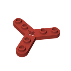 GOBRICKS GDS-983 Plate Rotor 3 Blade with Smooth Ends and 6 Studs - YWOBB