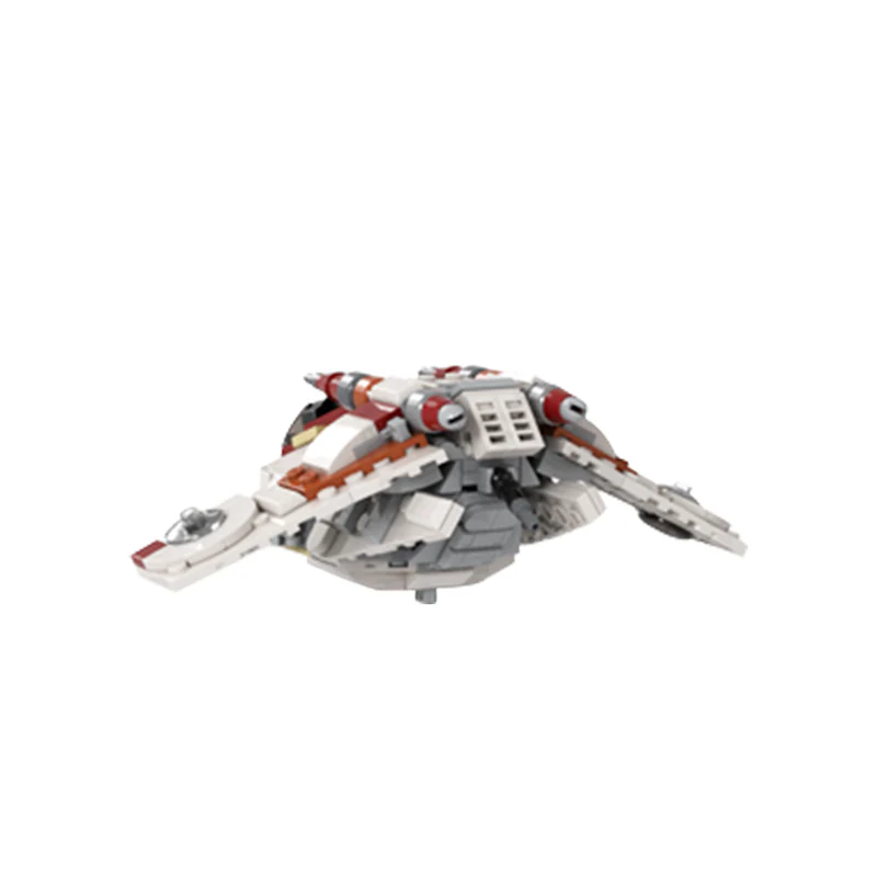 GOBRICKS MOC 124405 star plan republic gunship - YWOBB