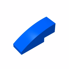 GOBRICKS GDS-657  Curved 3 x 1 - YWOBB