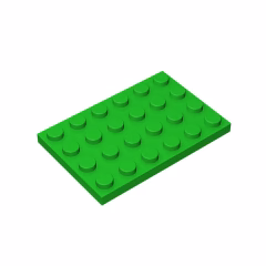 GOBRICKS GDS-520 Plate 4 x 6 - YWOBB