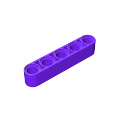 GOBRICKS GDS-664  Liftarm Thick 1 x 5 - YWOBB