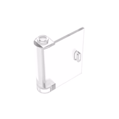 GOBRICKS GDS-1222 Door 1 x 3 x 3 Left - Open Between Top and Bottom Hinge - YWOBB