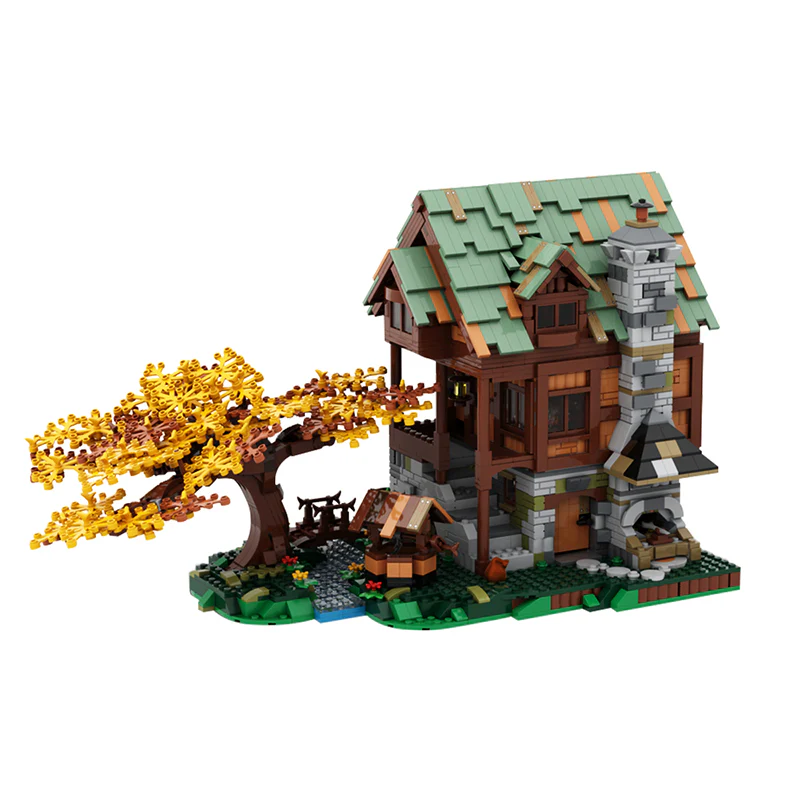 GOBRICKS MOC 68018 Old Blacksmith's Shop for Tools - YWOBB