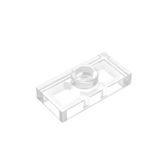 GOBRICKS GDS-803  Modified 1 x 2 with 1 Stud with Groove and Bottom Stud Holder - YWOBB