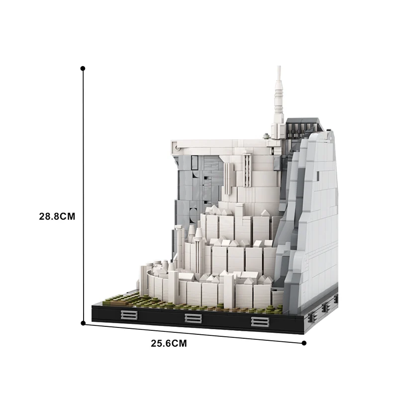 GOBRICKS MOC 140900 The White City - YWOBB