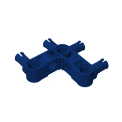 GOBRICKS GDS-1005 Pin Connector Perpendicular 3 x 3 Bent with 4 Pins - YWOBB