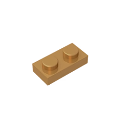 GOBRICKS GDS-502 Plate 1 x 2 - YWOBB