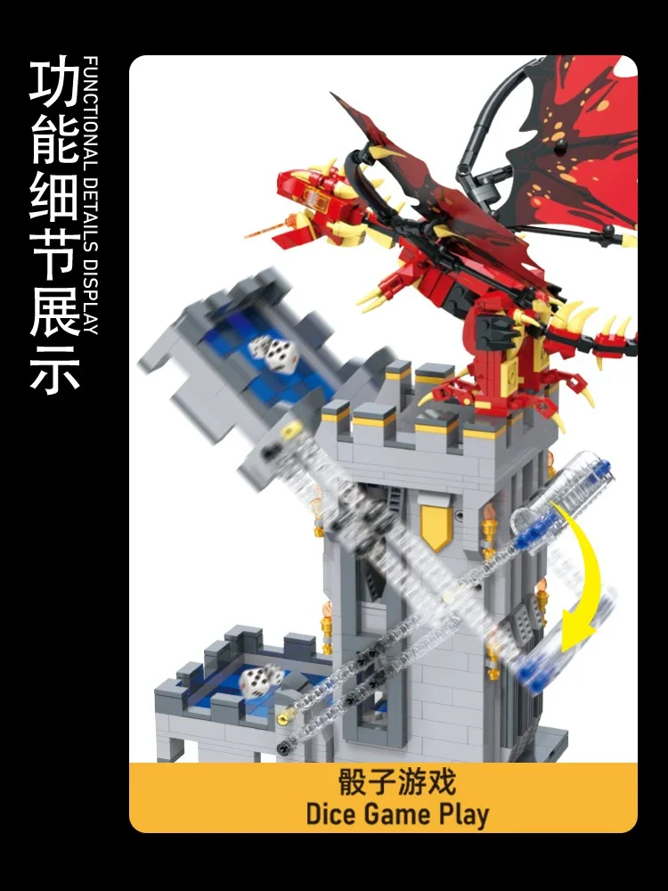 Small Angle JD046 Dungeons & Dragons D&D Dice Tower - YWOBB