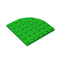 GOBRICKS GDS-701 Round Corner 6 x 6 - YWOBB