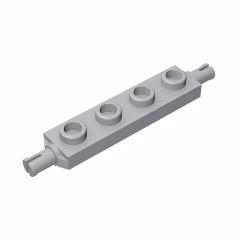 GOBRICKS GDS-1067 Modified 1 x 4 with Wheels Holder - YWOBB