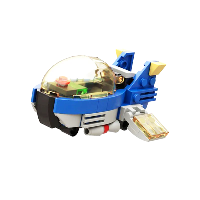 GOBRICKS MOC 148256 Space - Sublight Fighter - YWOBB
