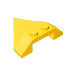 GOBRICKS GDS-1076 Wedge 4 x 4 Pointed - YWOBB