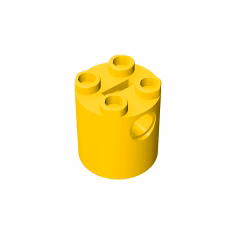 GOBRICKS GDS-772  Round 2 x 2 x 2 Robot Body - YWOBB