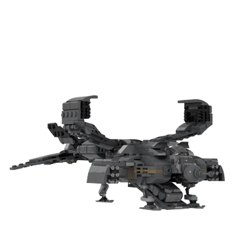 GOBRICKS MOC 128311 Micro Aliens Series PART I : UD-4L Dropship Landing Type - YWOBB