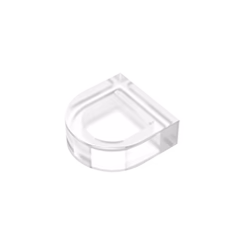 GOBRICKS GDS-1292 Round 1 x 1 Half Circle Extended - YWOBB