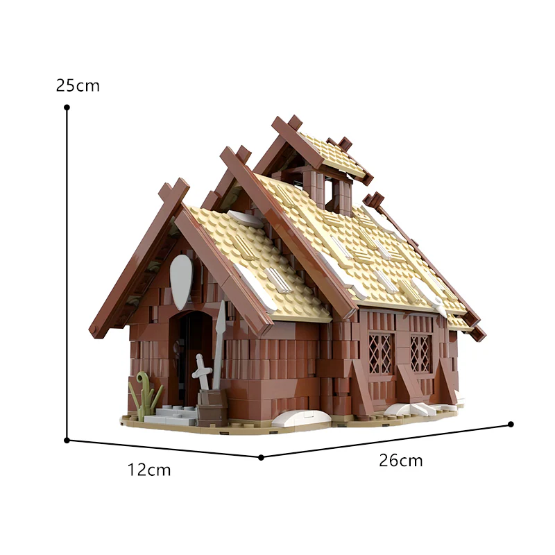 MOC 96080 Viking Mead Hall - YWOBB