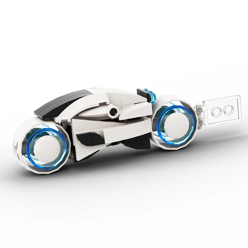 GOBRICKS MOC A0579Y03 Tron - White - YWOBB