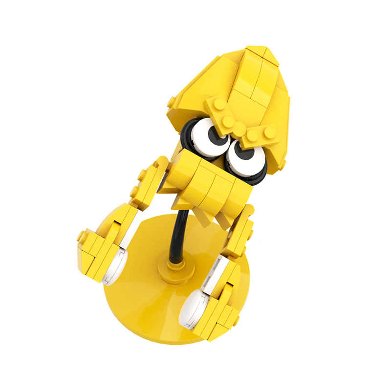 GOBRICKS MOC A0277Y04 yellow squid - YWOBB