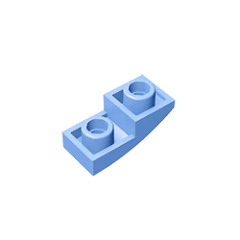 GOBRICKS GDS-795 Curved 2 x 1 Inverted - YWOBB