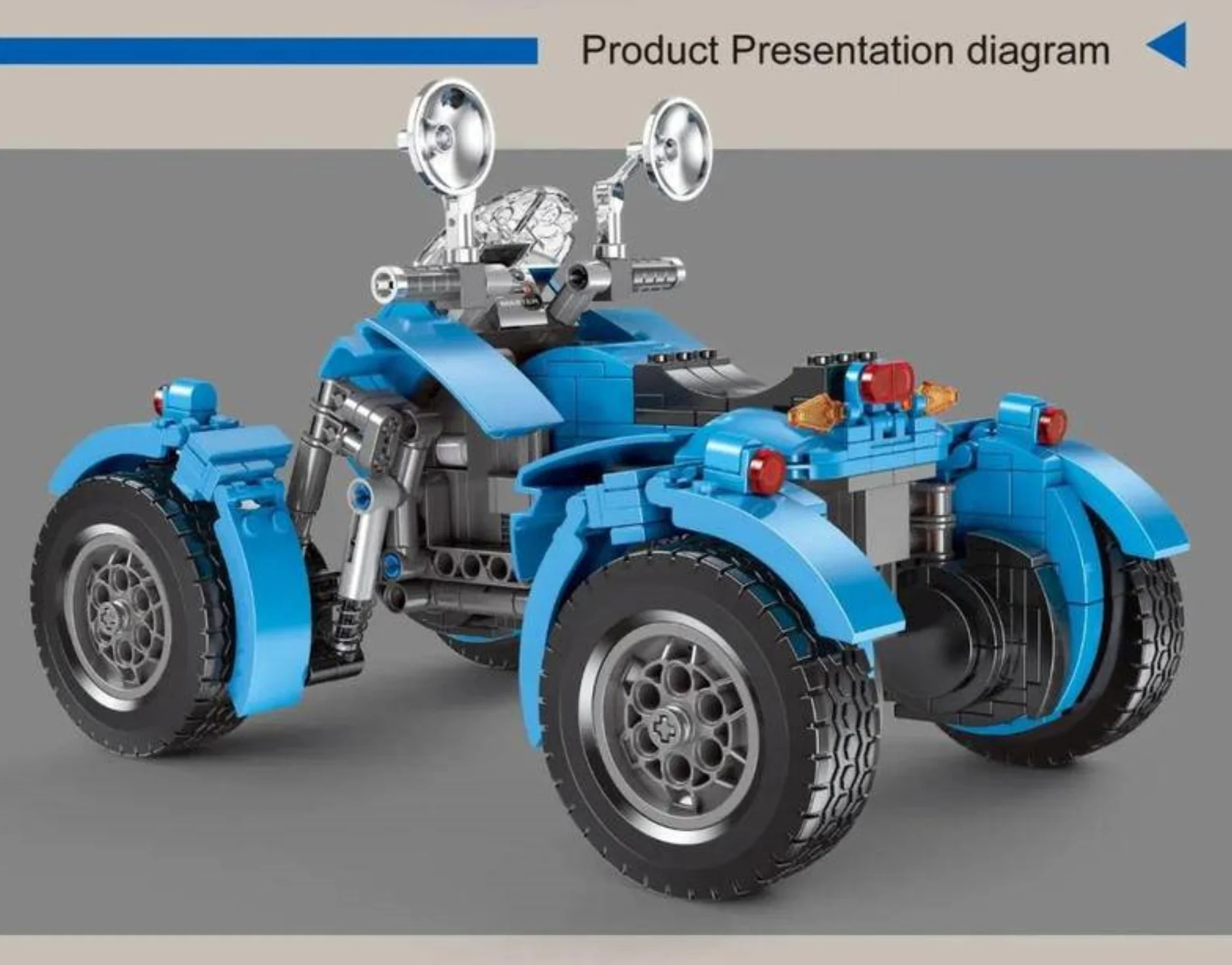 Small Angle JD007 DRAGON BALL Motorcycle - YWOBB