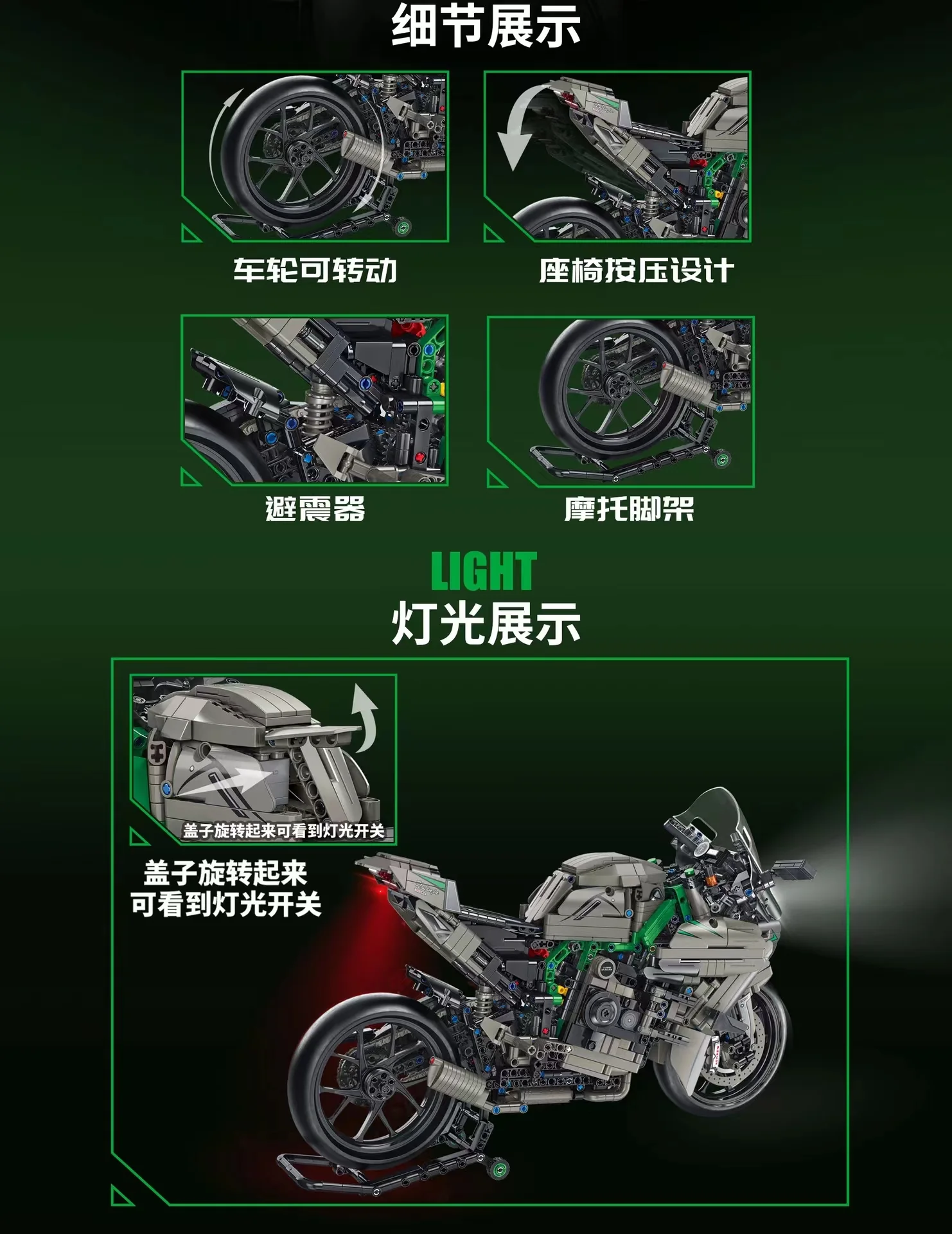 PANLOS 672103 1:5 Kawasaki H2R - YWOBB