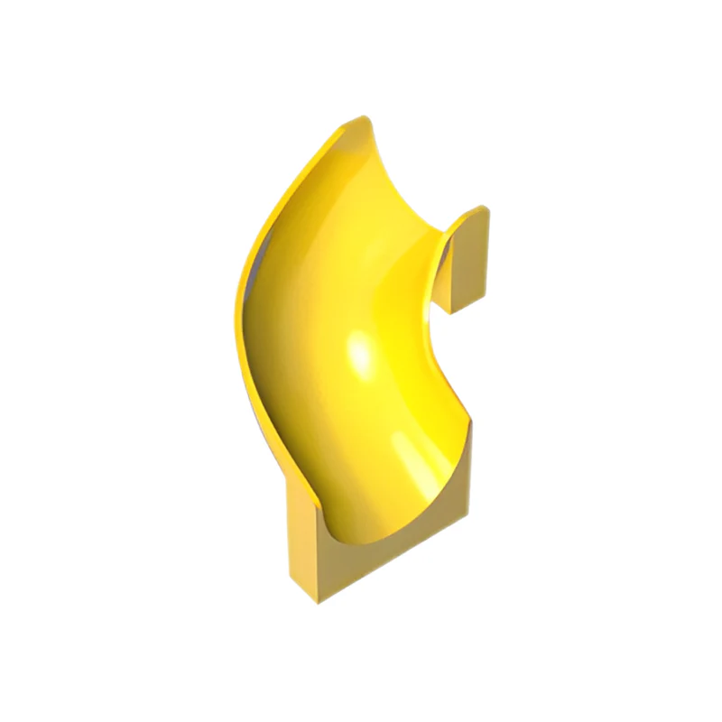 GOBRICKS GDS-2051 Slide Playground 6 x 6 x 6 Curved 90 degrees - YWOBB