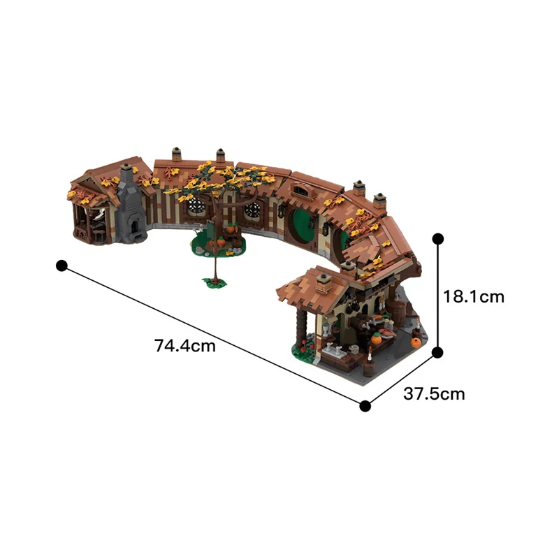 GOBRICKS MOC 172200 The Green Dragon Inn - YWOBB
