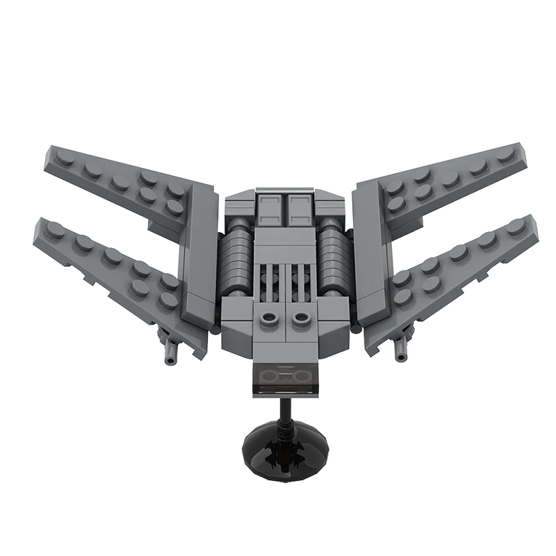 GOBRICKS MOC A0760 Zeta-class Heavy Cargo Shuttle Micro Scale - YWOBB