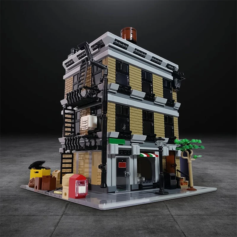 GOBRICKS MOC 162822 Peter Parker's Apartment Modular Building - YWOBB
