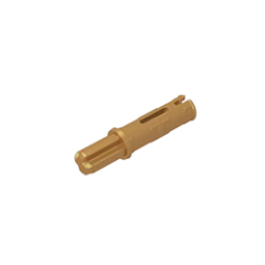 GOBRICKS GDS-929 Axle 1L with Pin 2L with Friction Ridges Lengthwise - YWOBB