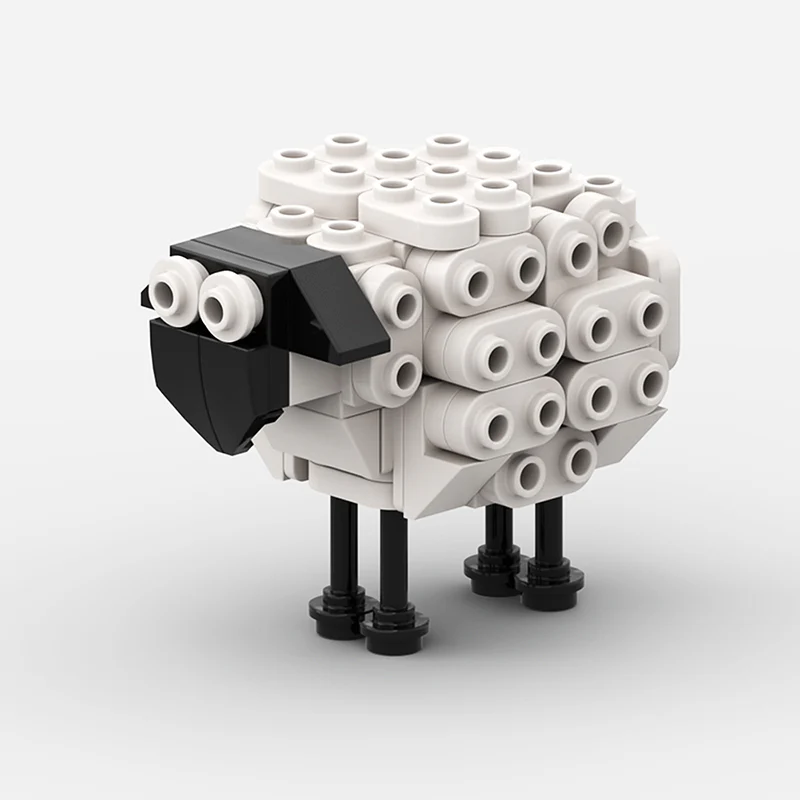 GOBRICKS MOC 107355 Sheep - YWOBB